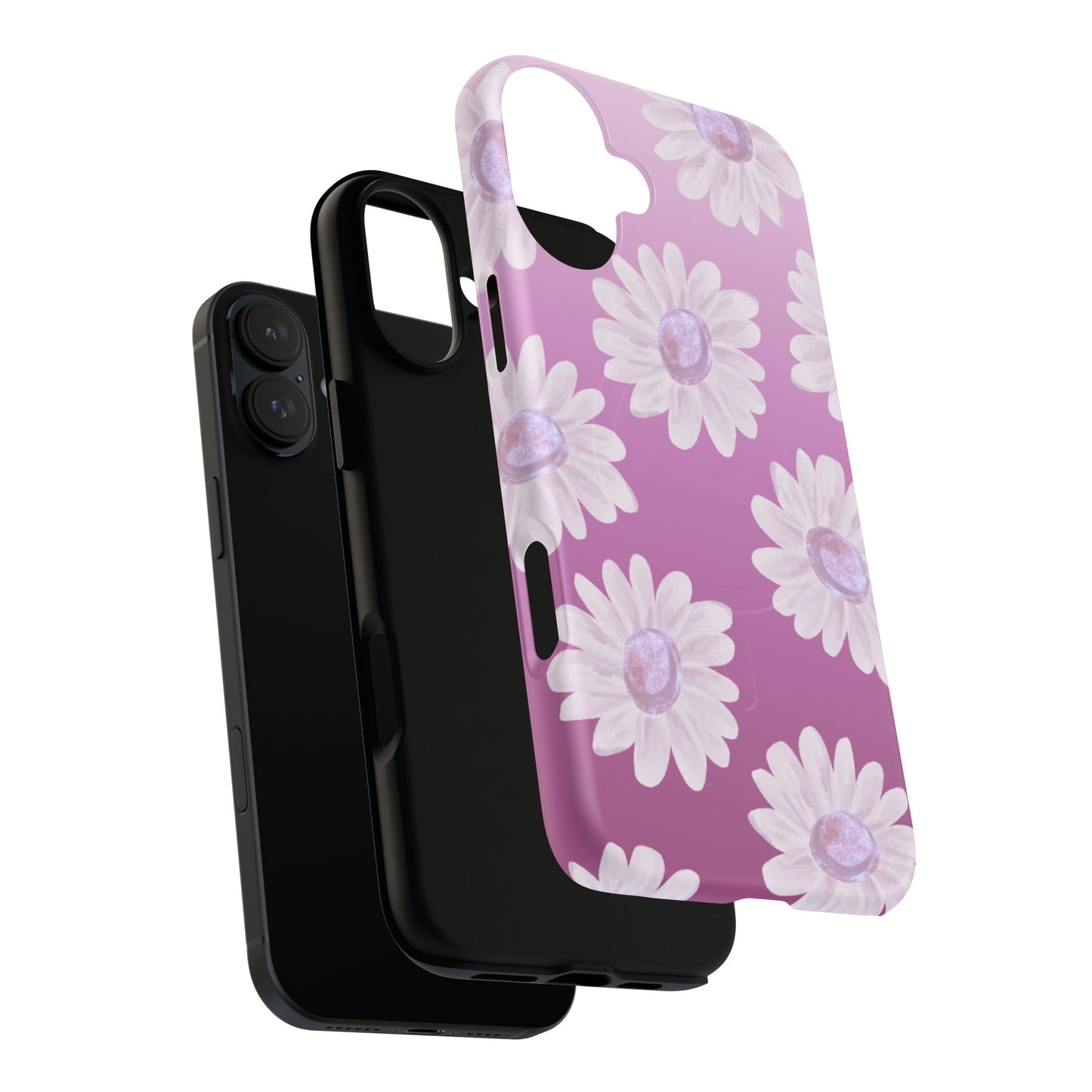Pink Floral Tough Magnetic Cases