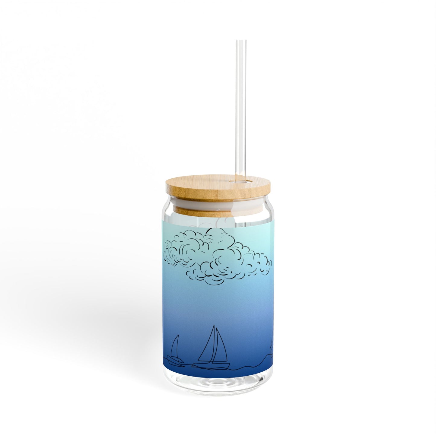 Sail Away Sipper Glass, 16oz