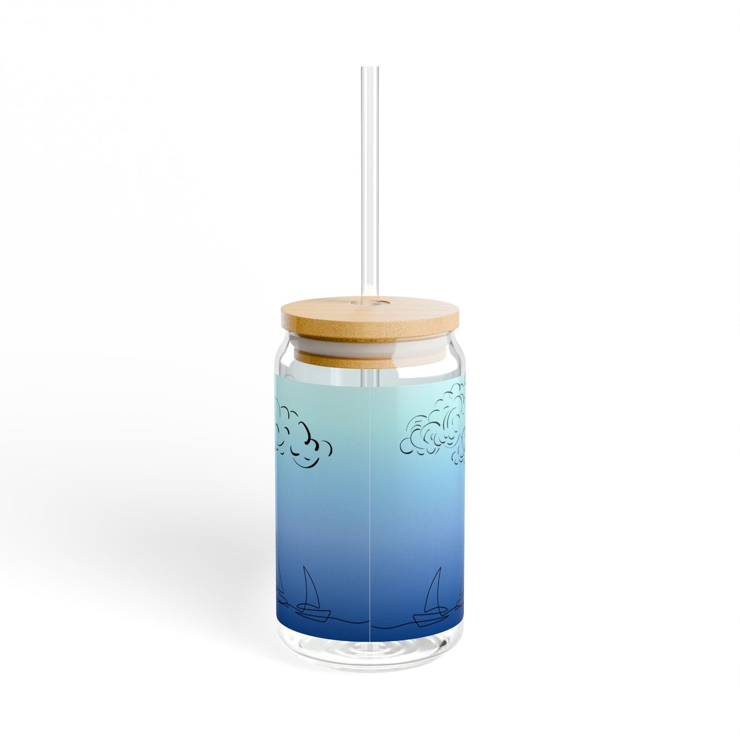 Sail Away Sipper Glass, 16oz