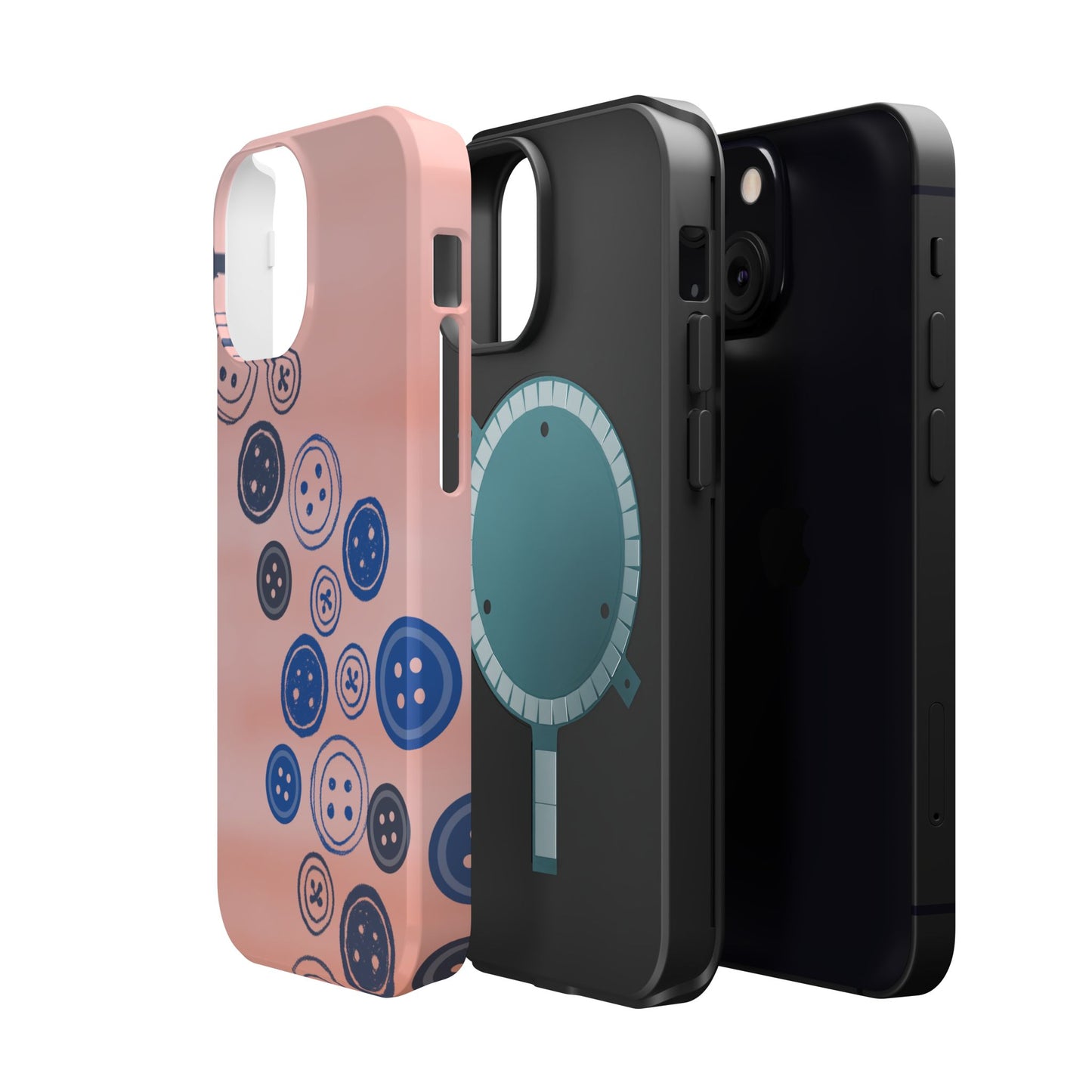 Buttons Magnetic Tough Cases