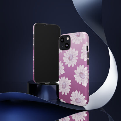 Pink Floral- Tough Case