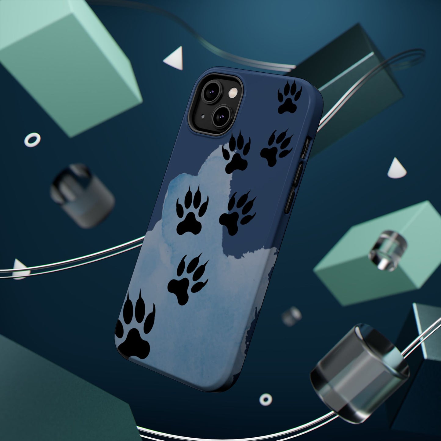 Paw Print Magnetic Tough Cases