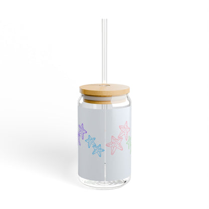 Star Fish Sipper Glass, 16oz