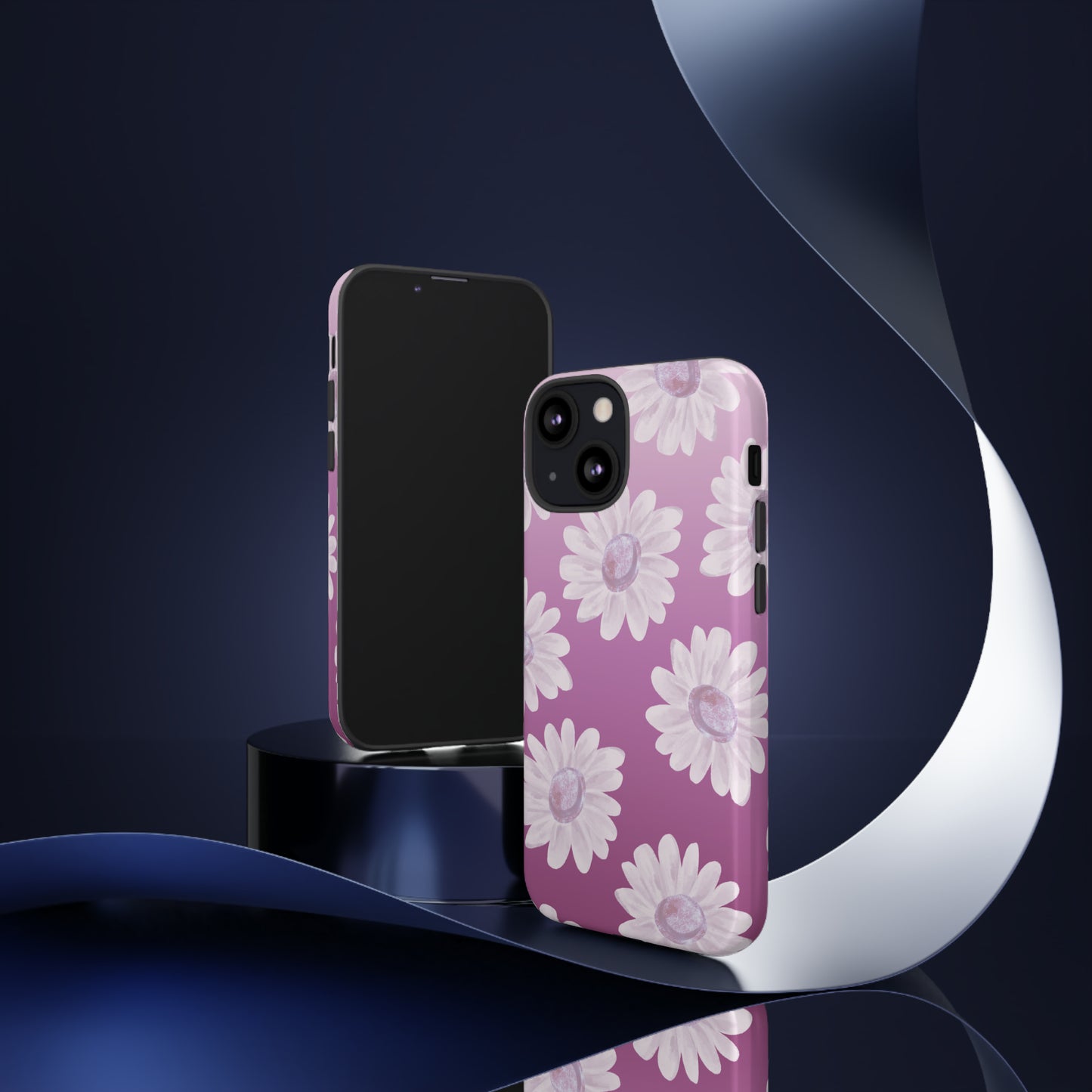 Pink Floral- Tough Case
