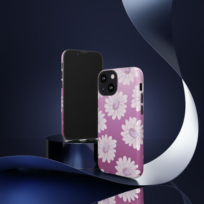 Pink Floral- Tough Case
