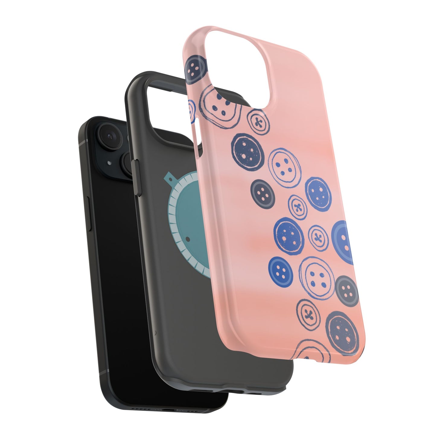 Buttons Magnetic Tough Cases