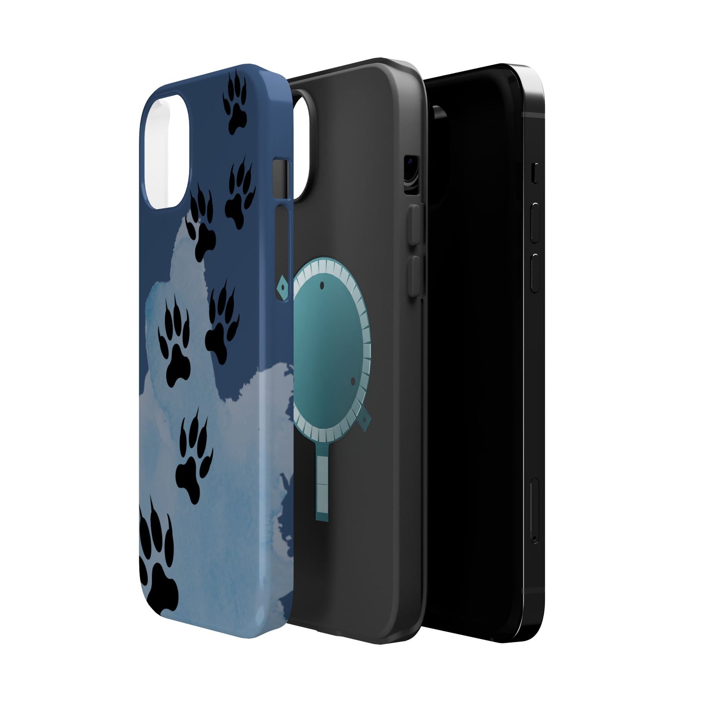 Paw Print Magnetic Tough Cases