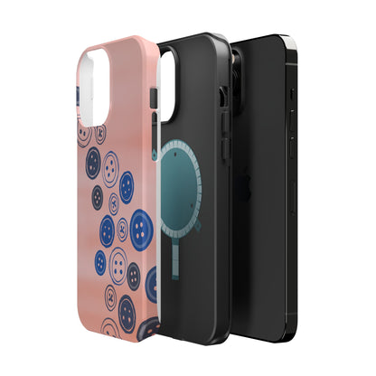 Buttons Magnetic Tough Cases