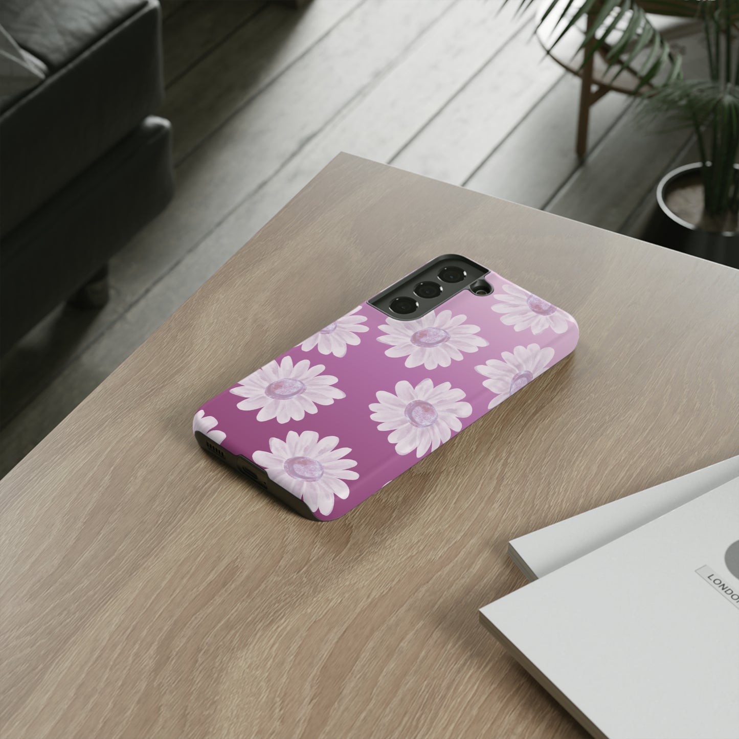 Pink Floral- Tough Case