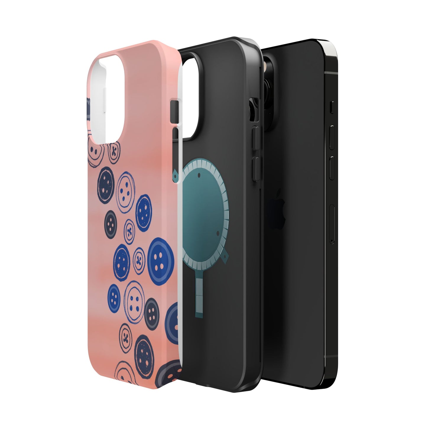 Buttons Magnetic Tough Cases