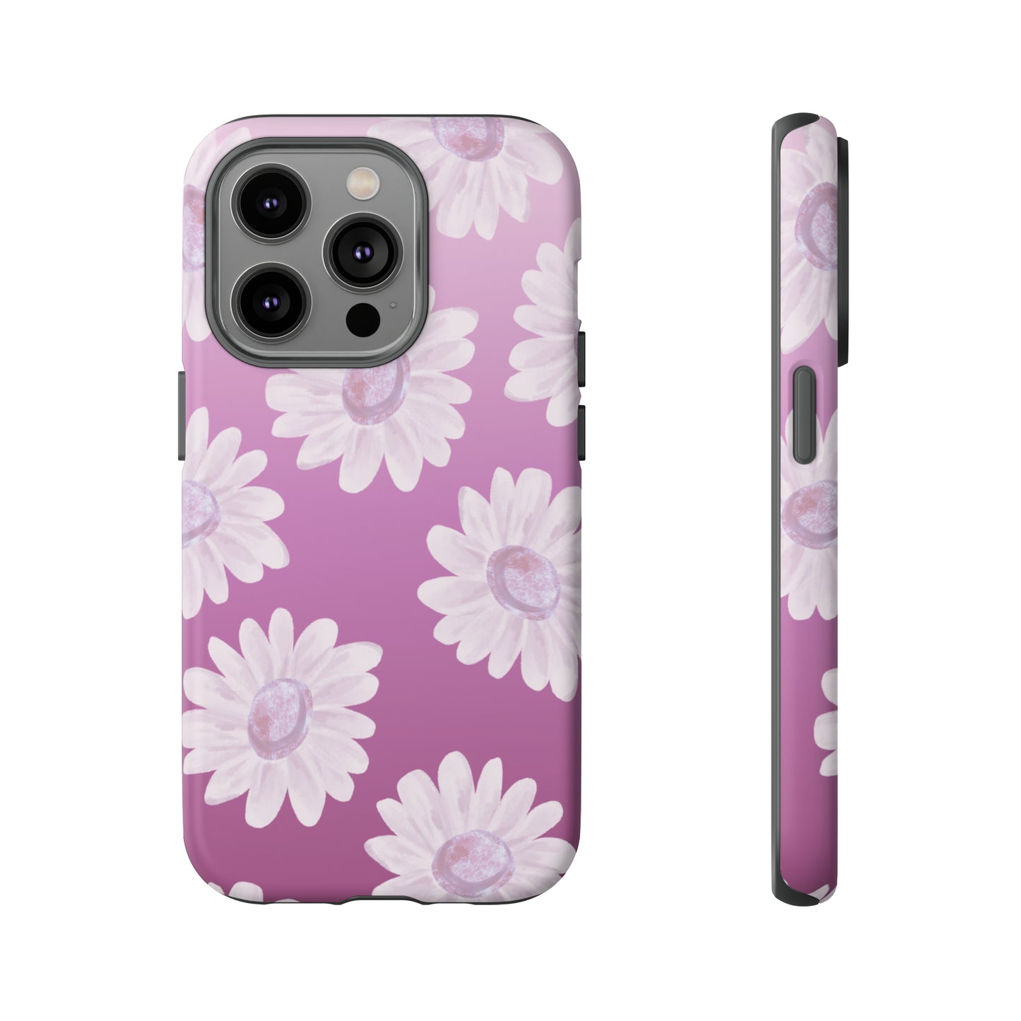 Pink Floral- Tough Case