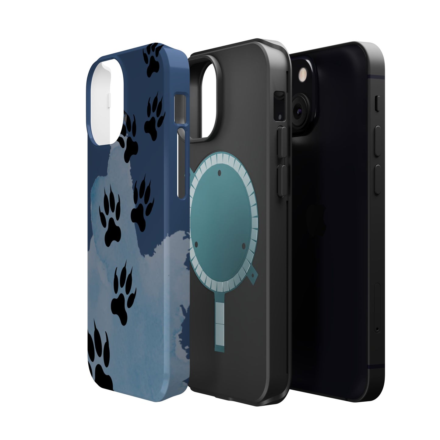 Paw Print Magnetic Tough Cases