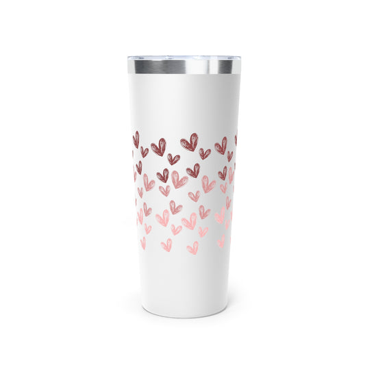 Hearts Insulated Tumbler, 22oz