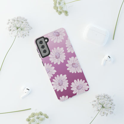 Pink Floral- Tough Case