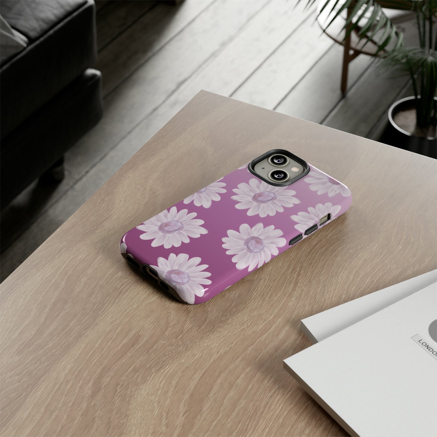 Pink Floral- Tough Case