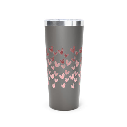 Hearts Insulated Tumbler, 22oz