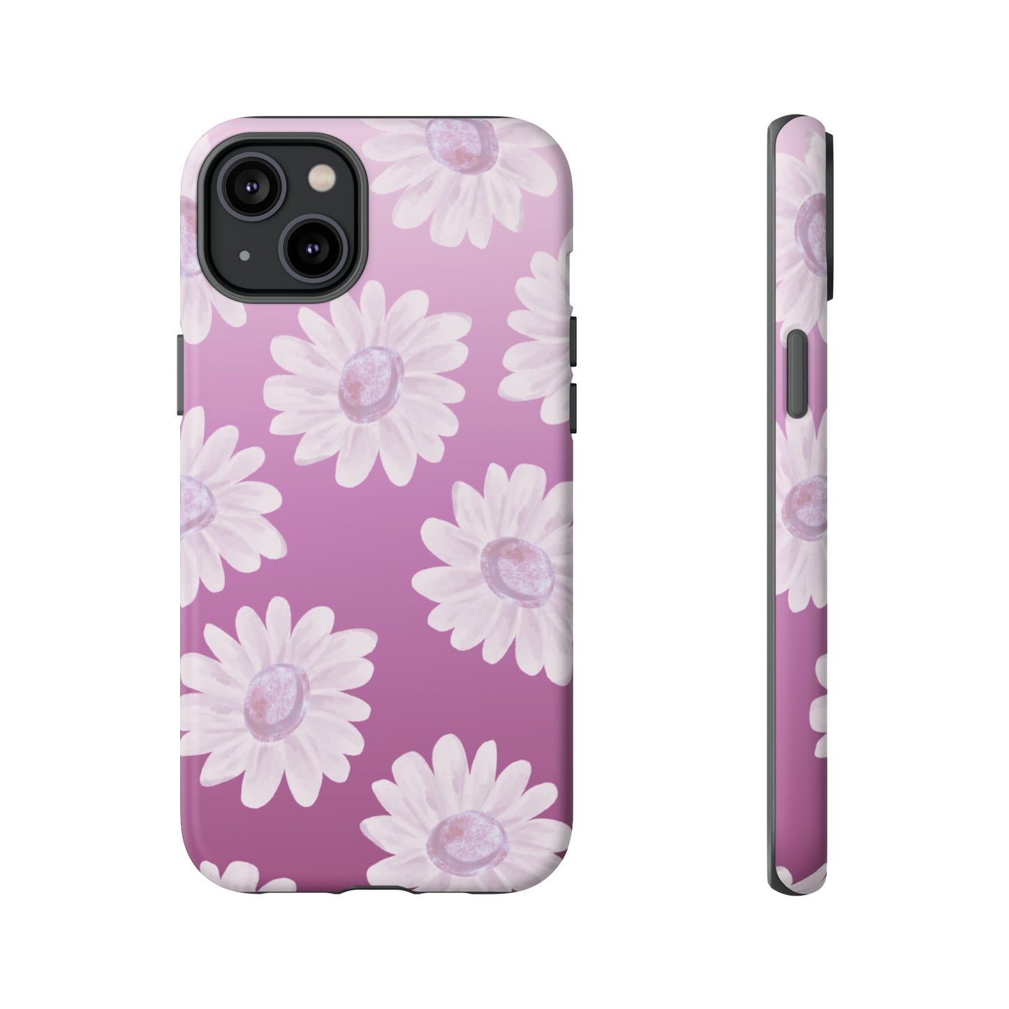 Pink Floral- Tough Case