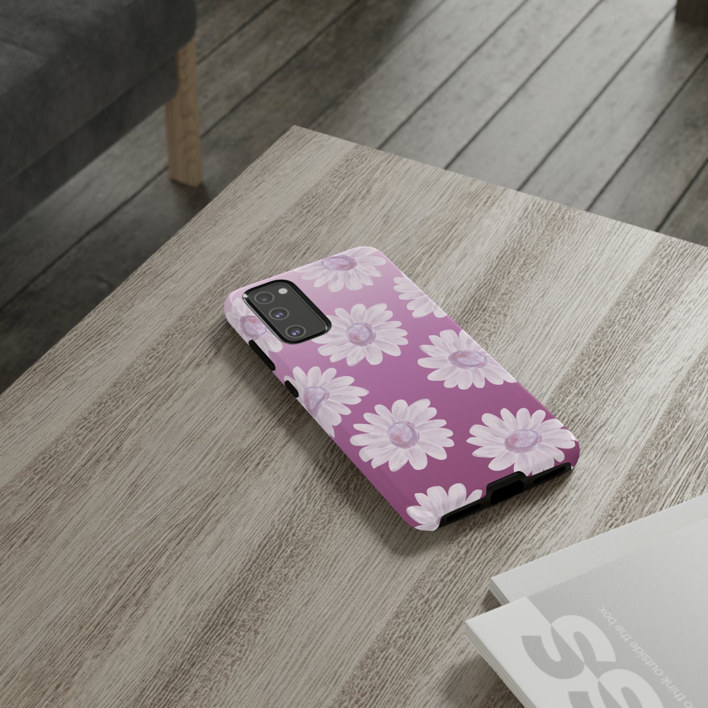 Pink Floral- Tough Case