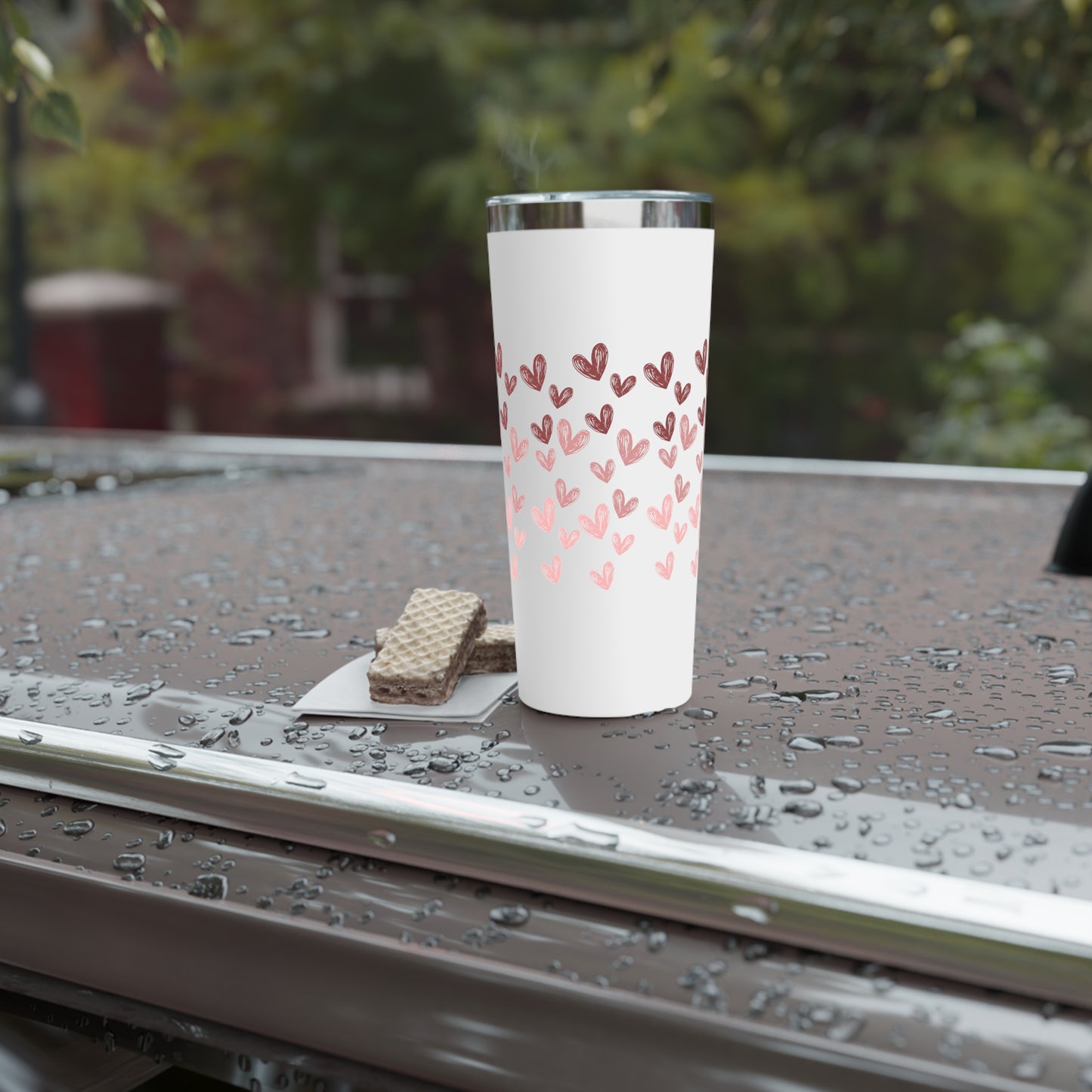 Hearts Insulated Tumbler, 22oz