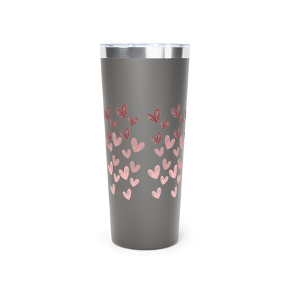 Hearts Insulated Tumbler, 22oz