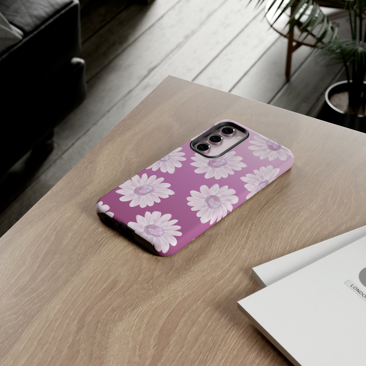 Pink Floral- Tough Case