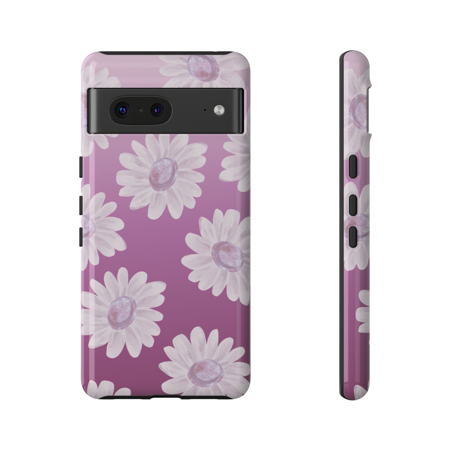 Pink Floral- Tough Case