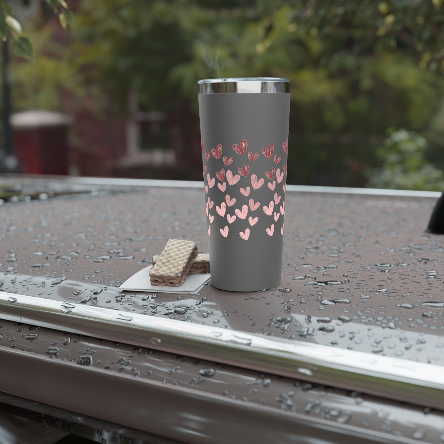 Hearts Insulated Tumbler, 22oz