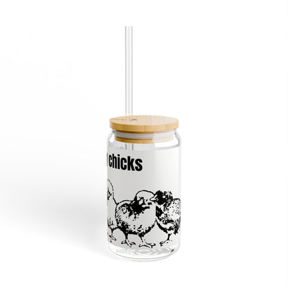 Chick's Sipper Glass, 16oz