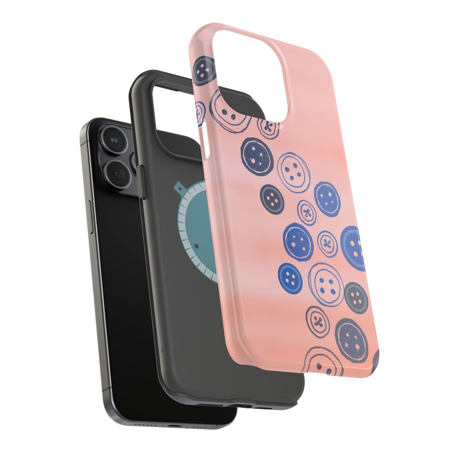 Buttons Magnetic Tough Cases