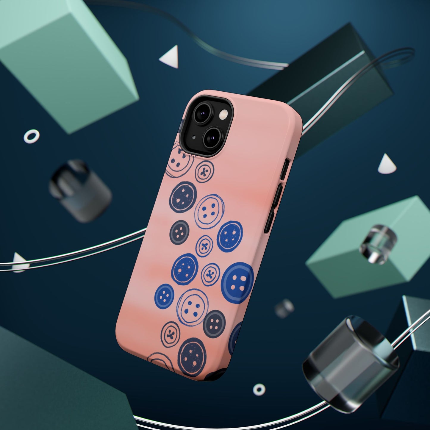 Buttons Magnetic Tough Cases