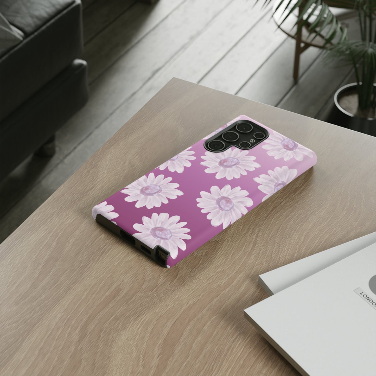 Pink Floral- Tough Case