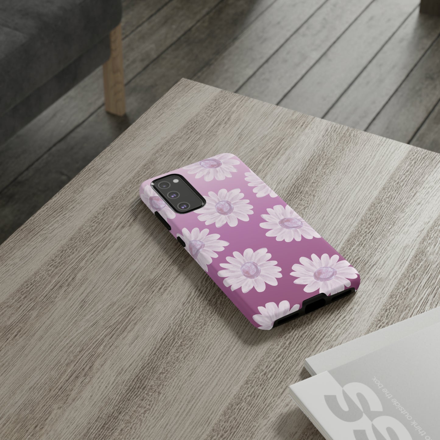 Pink Floral- Tough Case