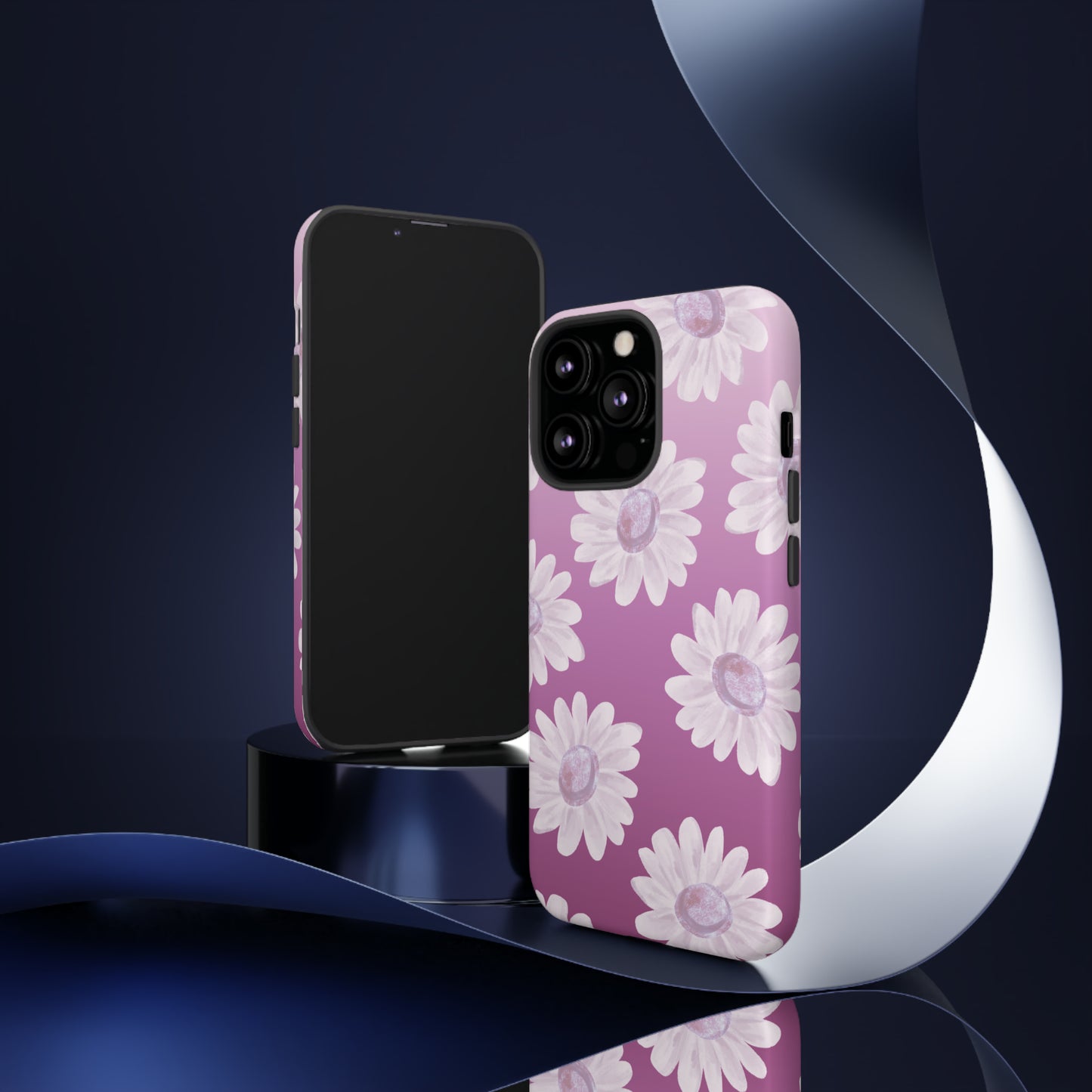 Pink Floral- Tough Case
