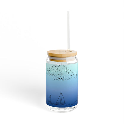Sail Away Sipper Glass, 16oz