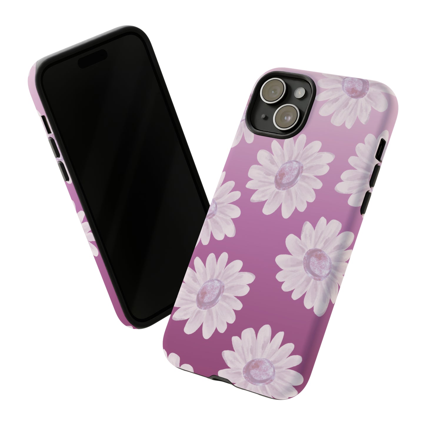 Pink Floral- Tough Case