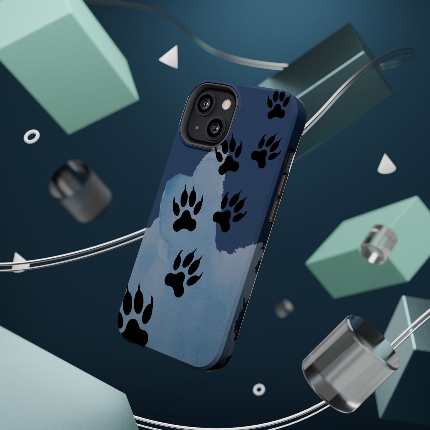 Paw Print Magnetic Tough Cases