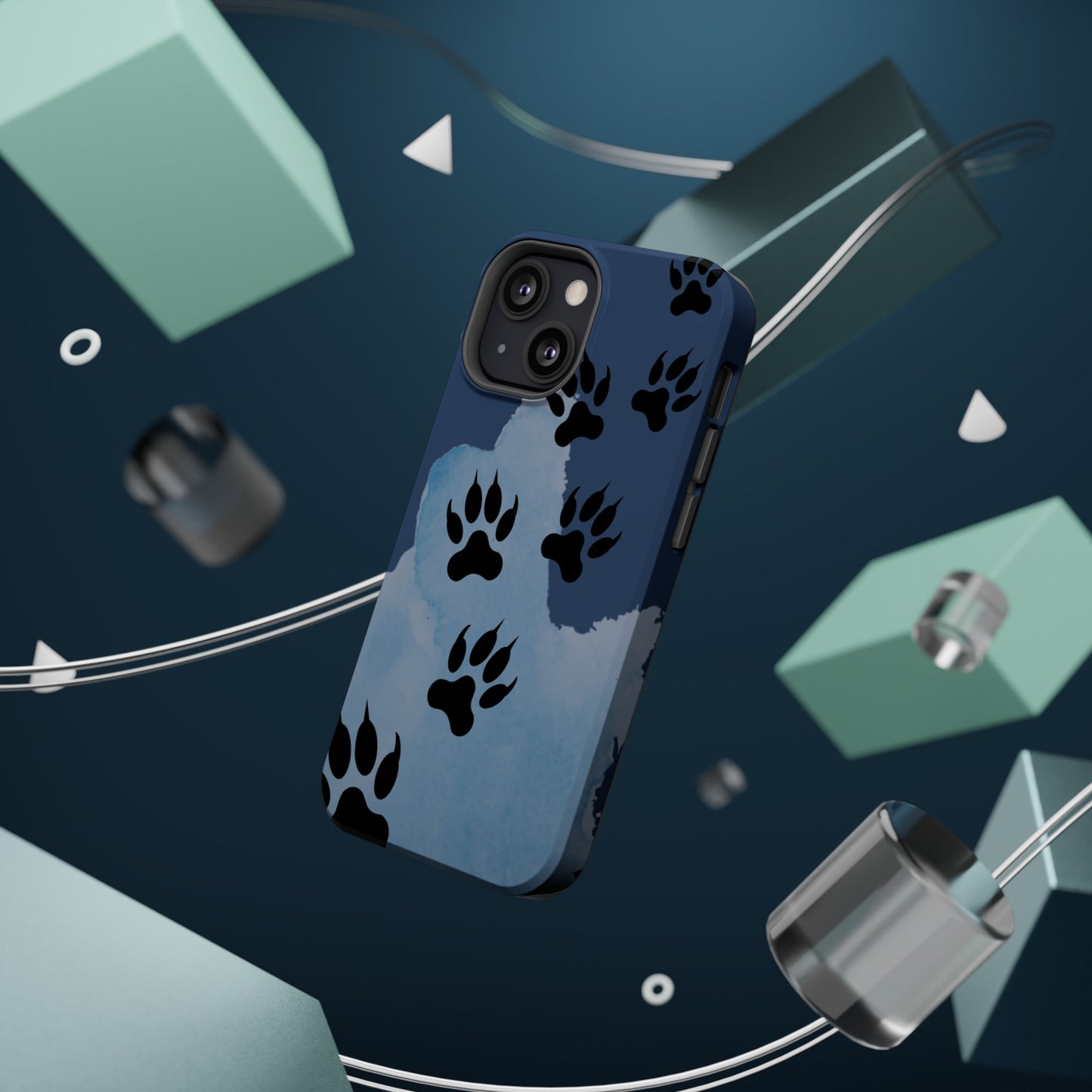 Paw Print Magnetic Tough Cases