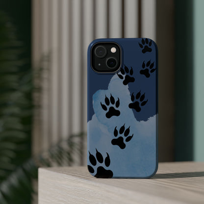 Paw Print Magnetic Tough Cases