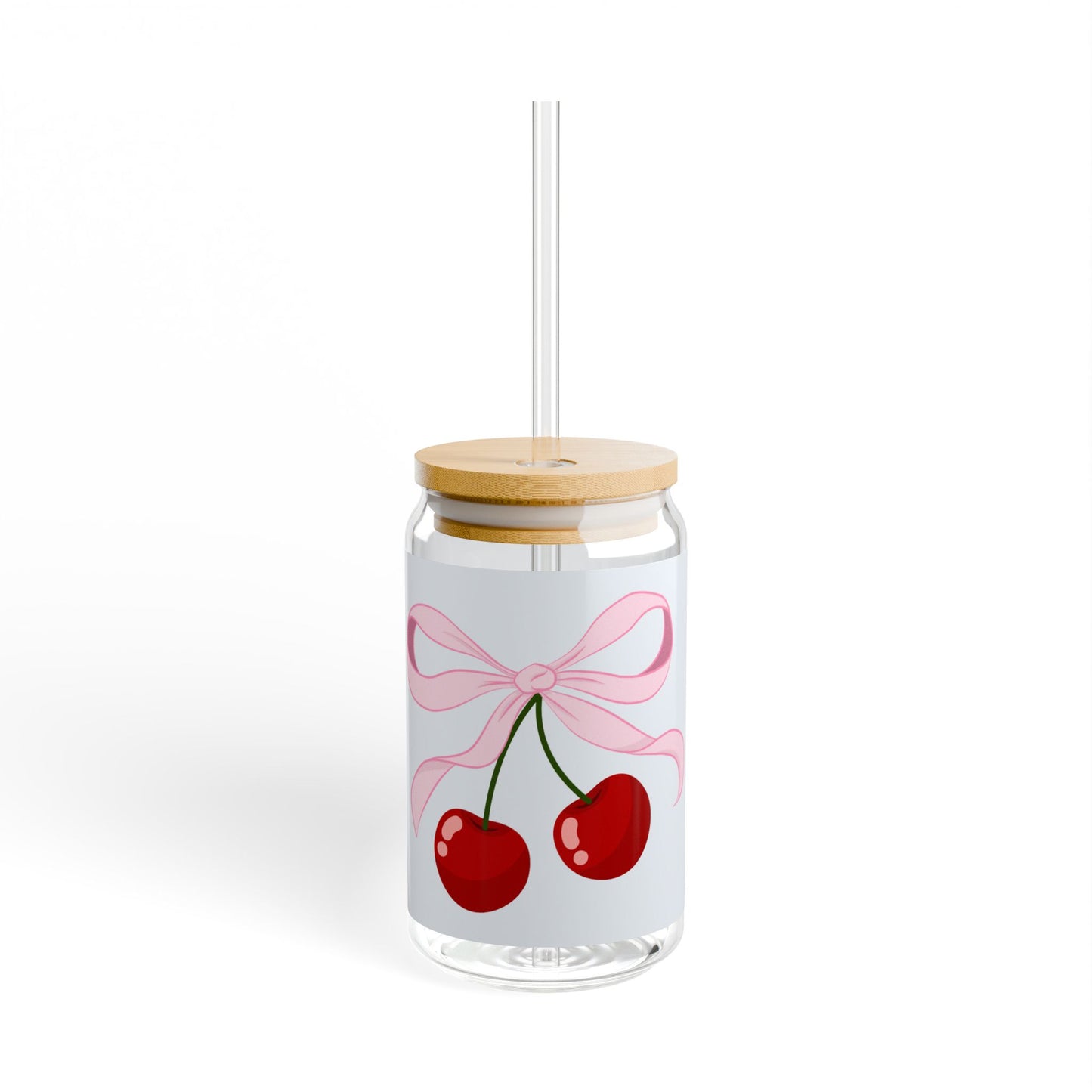 Cherry Sipper Glass, 16oz