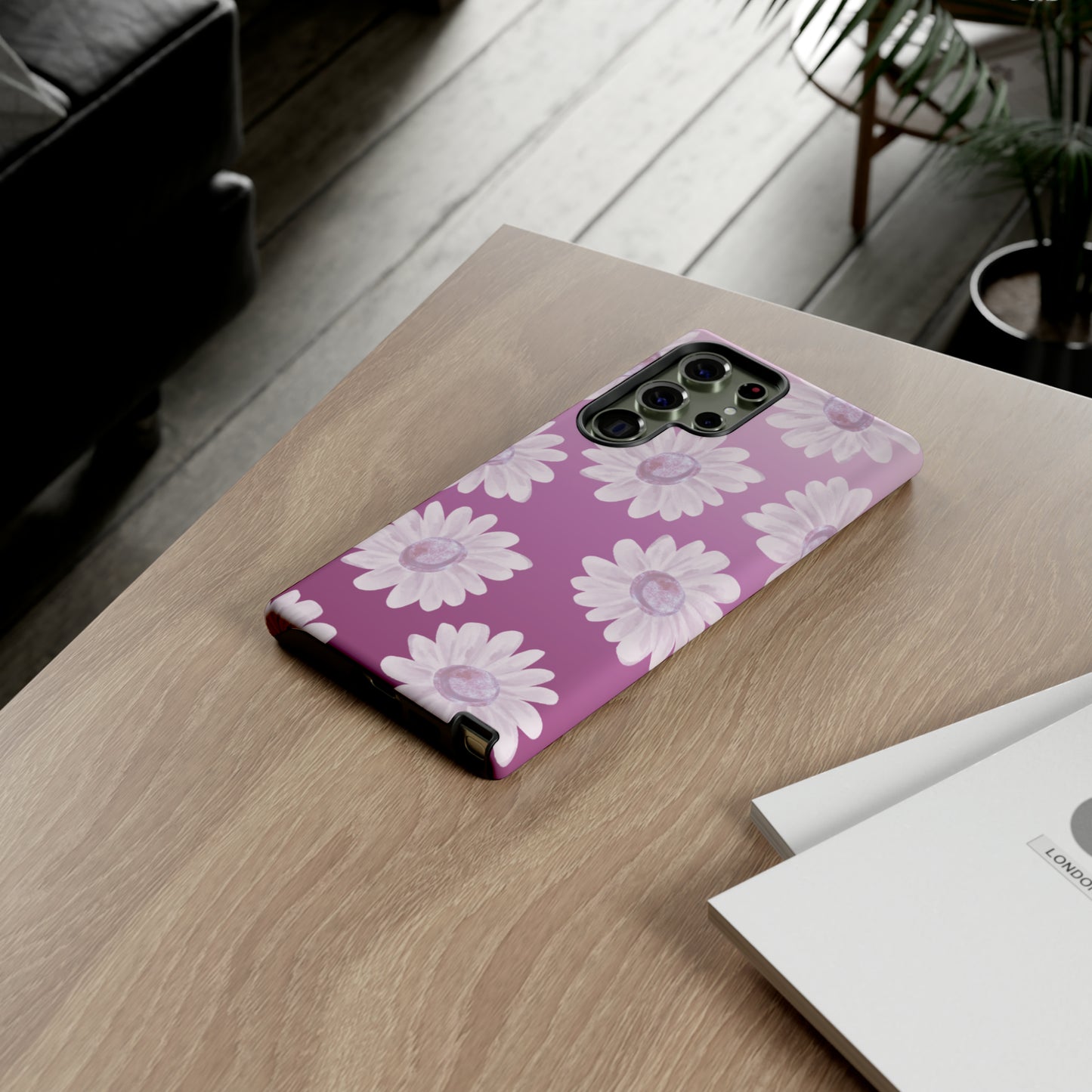 Pink Floral- Tough Case
