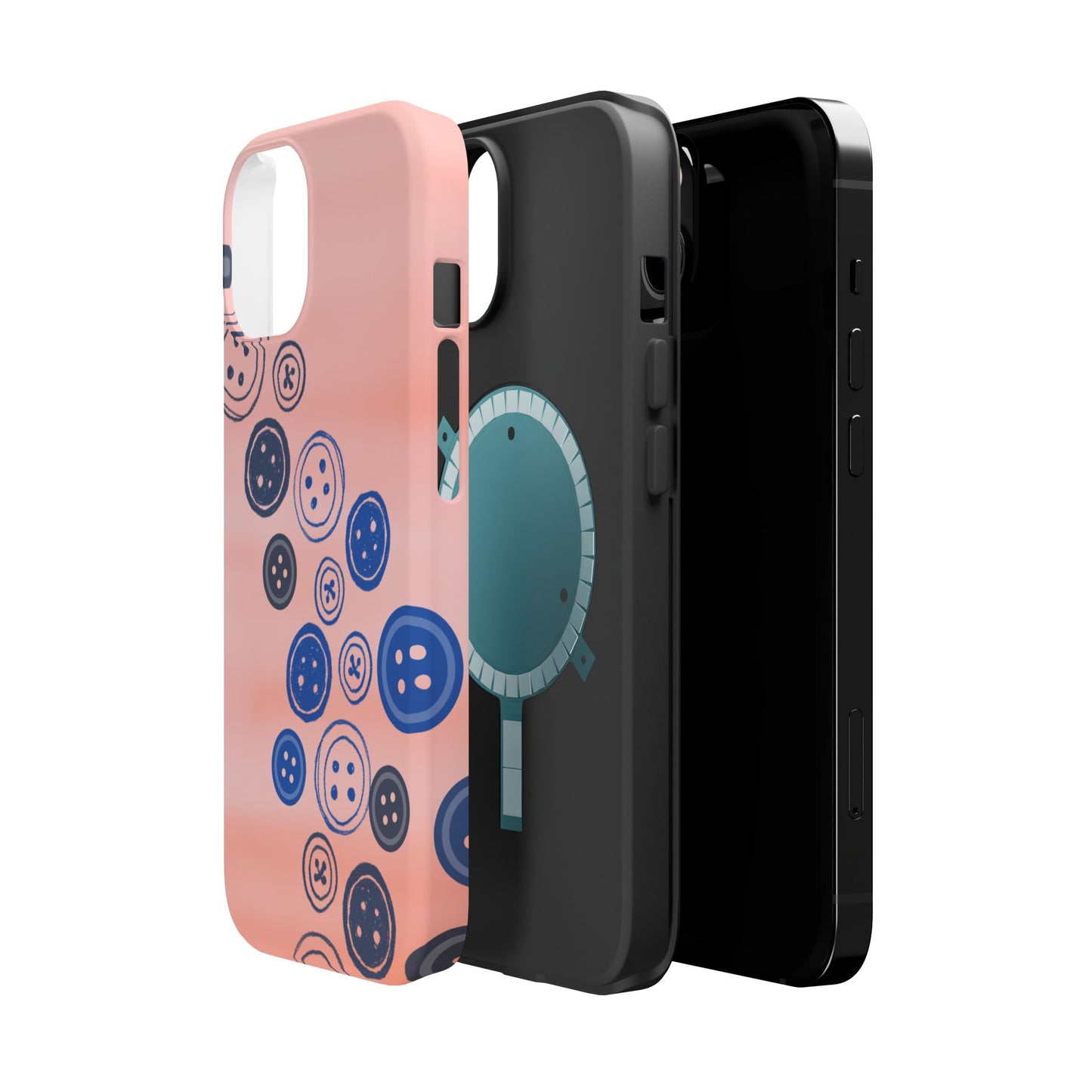 Buttons Magnetic Tough Cases