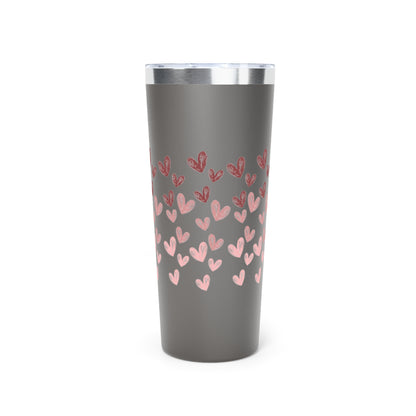 Hearts Insulated Tumbler, 22oz