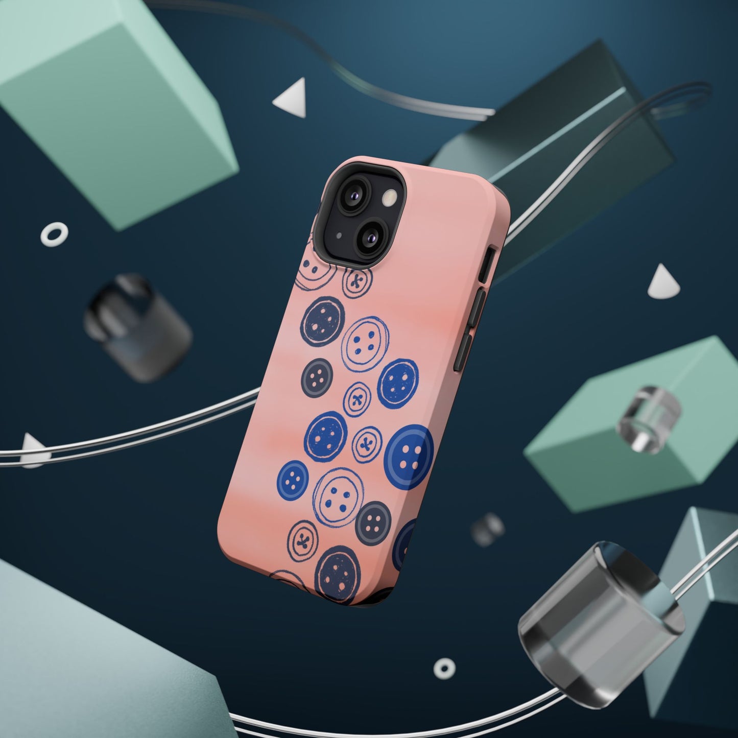 Buttons Magnetic Tough Cases