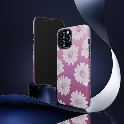 Pink Floral- Tough Case