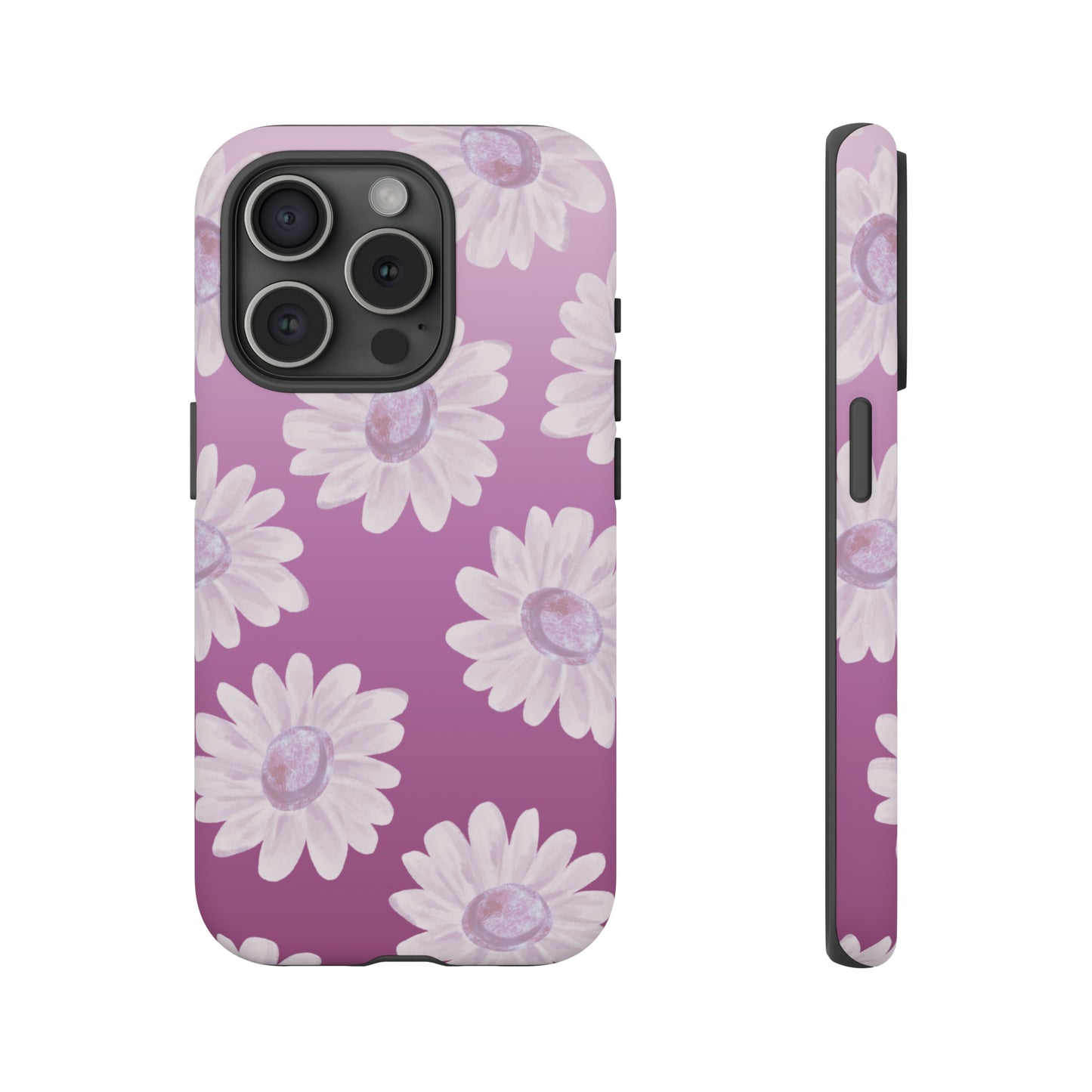 Pink Floral- Tough Case