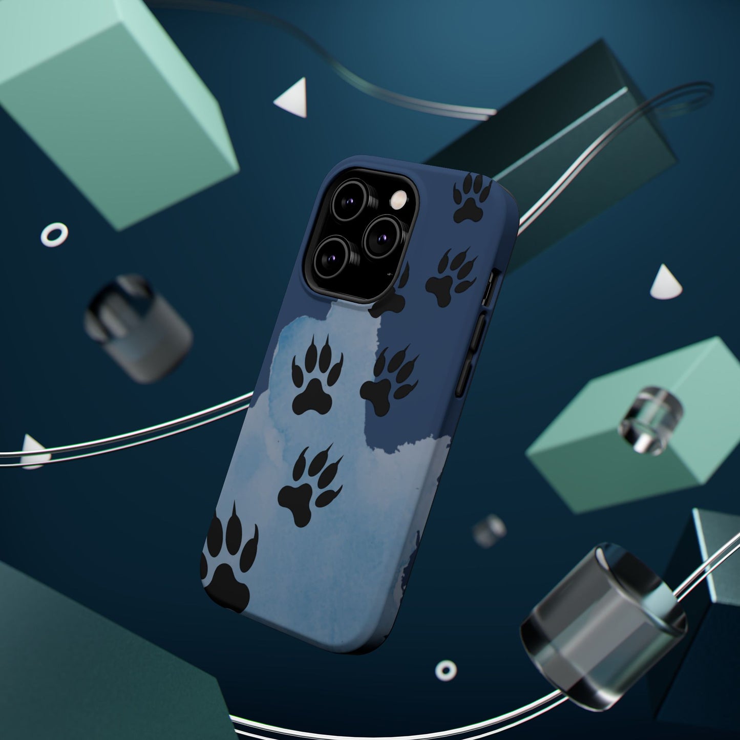 Paw Print Magnetic Tough Cases