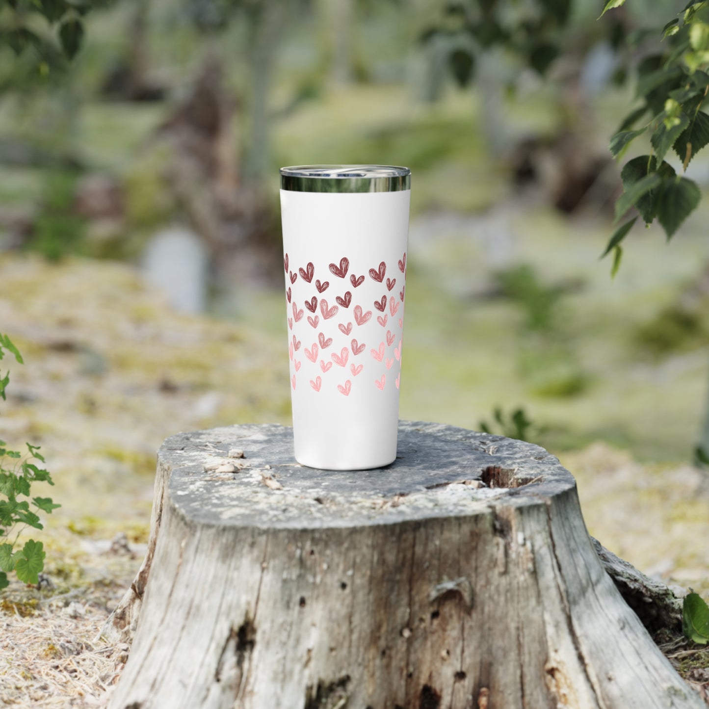 Hearts Insulated Tumbler, 22oz
