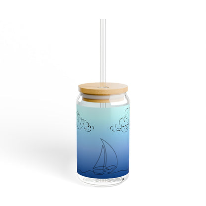 Sail Away Sipper Glass, 16oz