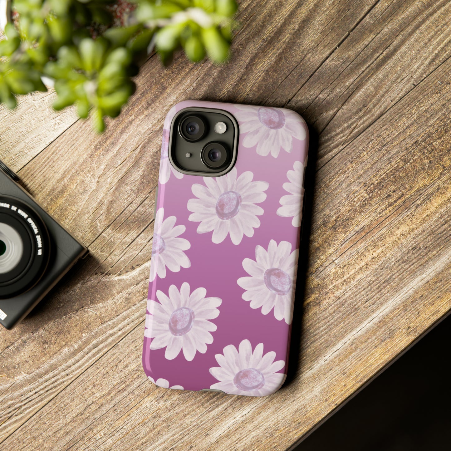 Pink Floral- Tough Case