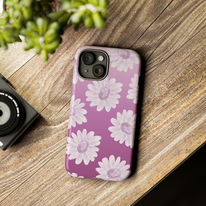 Pink Floral- Tough Case